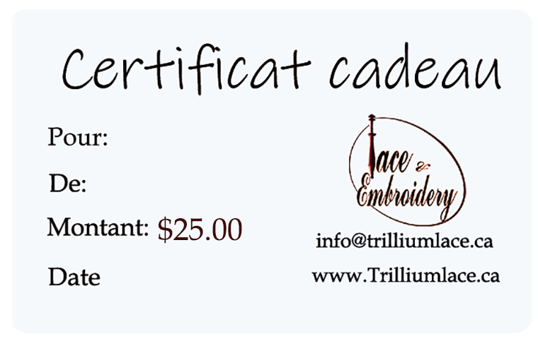 Gift Certificate 25$